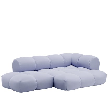 Sander Sofa Design 6, Armlehne rechts, Vidar 4 - Fliederblau 0723