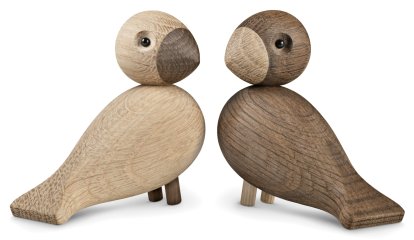 Unzertrennliche Holzfigur, Eiche/Räuchereiche