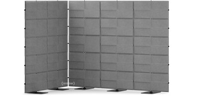 USM Privacy Panels Akustikecke, 2,25 m (3 Elemente), 1,79 m (5 Elemente), 1,50 m (2 Elemente), Anthrazitgrau