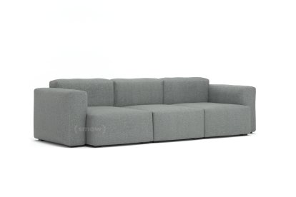 Mags Soft Sofa Kombination 1, 3 Sitzer, Hallingdal - blau/grau