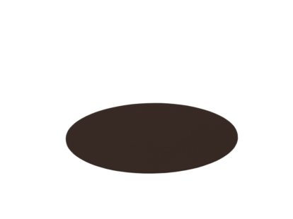Filzauflage für Componibili, 1, Rund, ø 30 cm, 008 chocolate