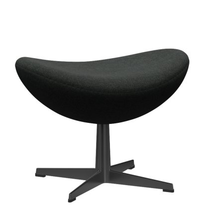 Egg Fußhocker, Re-wool, 198 - Black/natural, Black