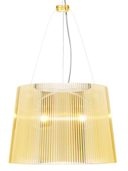 Gè Pendelleuchte, Transparent, Gelb