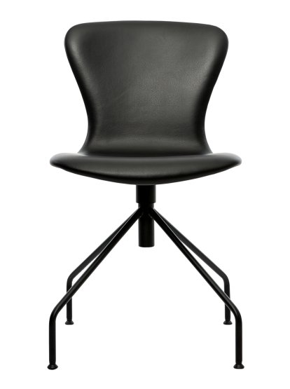 PLAYchair Swing Stuhl, Ohne Armlehnen, Leder schwarz