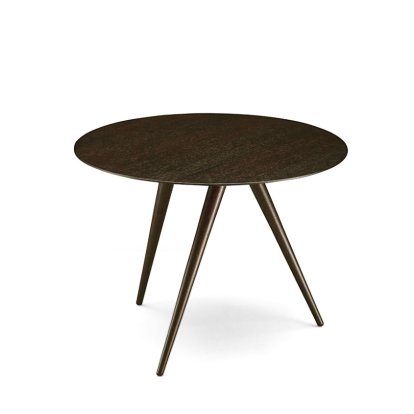 Turn, High (H 43 x Ø 55 cm), Eiche geräuchert, Eiche geräuchert