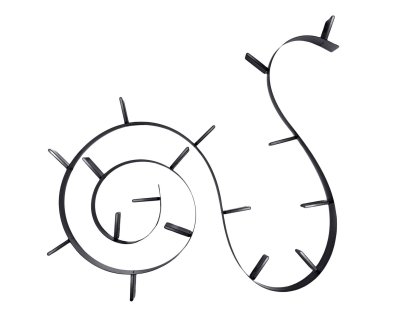 Bookworm Bücherregal, 17, Opal, schwarz