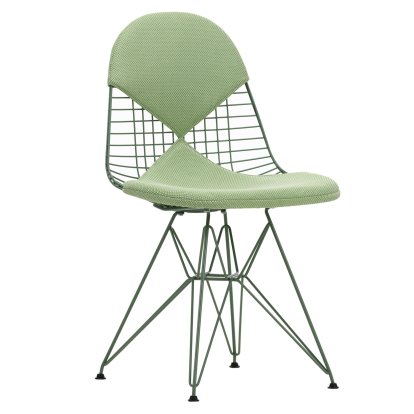 Kissen für Wire Chair (DKR/DKW/DKX/DKL/LKR), Sitz- und Rückenkissen (Bikini), Apollo, Mint / creme