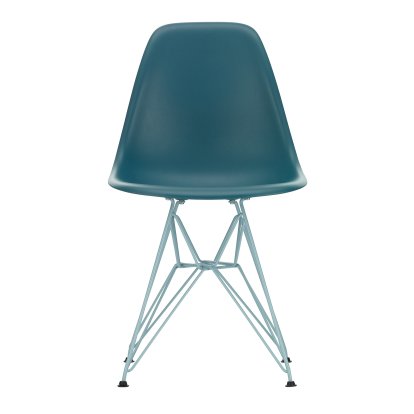 Eames Plastic Side Chair RE DSR Duotone, Sea blue / sky blue