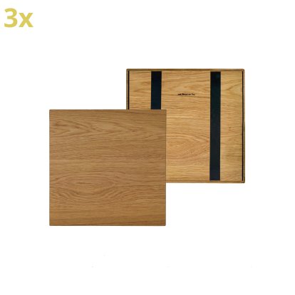 Holzauflage für USM Haller Regale, Größe XL, 35 cm x 35 cm, Eiche, naturgeölt