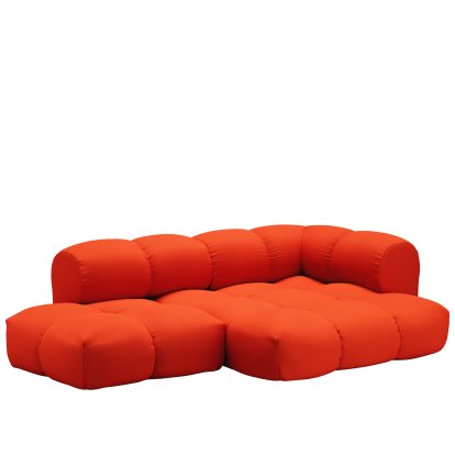 Sander Sofa Design 6, Armlehne rechts, Vidar 4 - Reinorange 0542