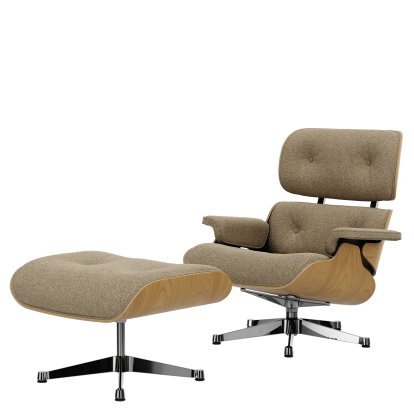 Eames Lounge Chair & Ottoman Nubia, Bambus terra / Kastanie, natur