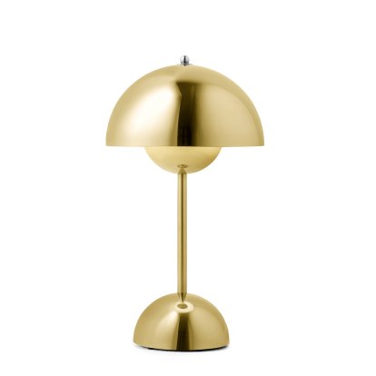 Flowerpot VP9 Akkuleuchte, Brass