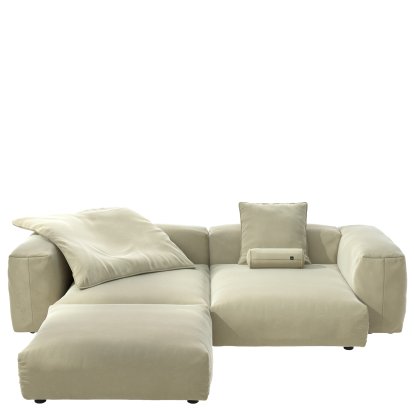 Vetsak Sofa Set 3, Suave - Pearl, Mit Kissen