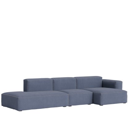 Mags Soft Sofa Kombination 4, Armlehne rechts, Linara 198 - blau