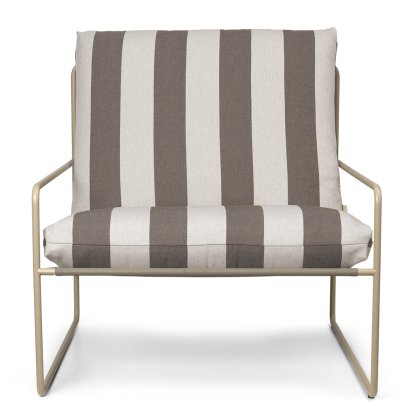 Desert Sofa 1-Seater, Cashmere / stripe