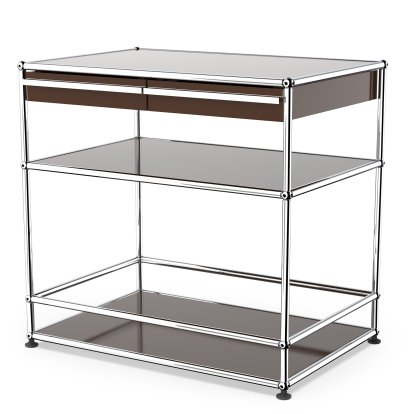 USM Haller Bar Sideboard mit Schubladen, USM braun