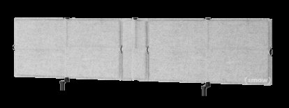 USM Privacy Panels Tischblende, Für USM Haller Tisch Plus/Advanced, 175 cm, Hellgrau