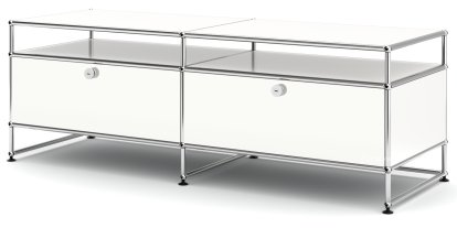 USM Haller TV-Board L, Reinweiß RAL 9010