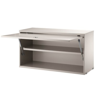 String System Schrankelement mit Klapptür, B 78 cm / Beige