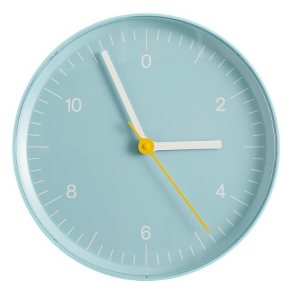 Wall Clock Wanduhr, Blue