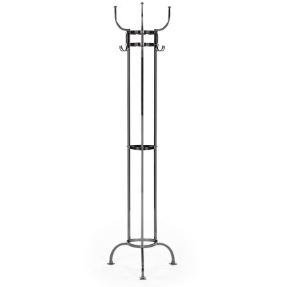 Nymphenburg Garderobenständer, Messing, schwarz