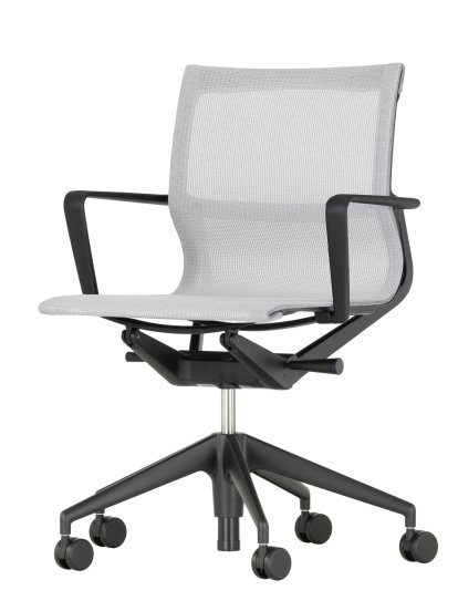 Physix, TrioKnit silbergrau, Deep black, Hart für Teppichboden