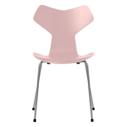 Grand Prix 3130 Stuhl, Gefärbte Esche, Pale rose, Silver grey
