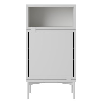 Stacked Nachttisch 2, Grau