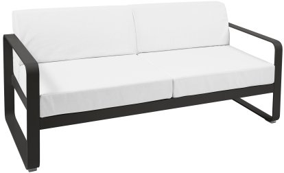Bellevie 2-Sitzer-Sofa, Grauweiß, Lakritz