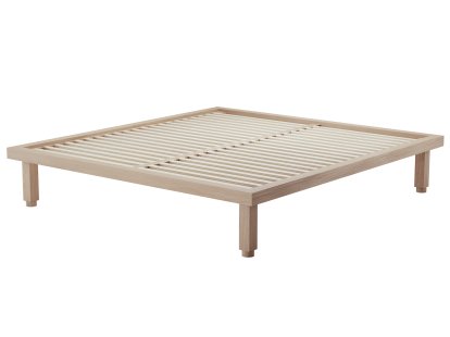 Kaya Bett, 200 x 200 cm (XLarge), Eiche gewachst mit Weißpigment