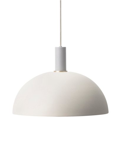 Collect Lighting, Niedrig, Light grey, Dome, Light grey