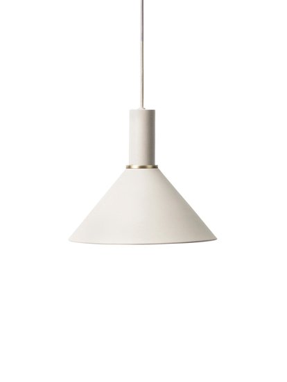 Collect Lighting, Niedrig, Light grey, Cone, Light grey