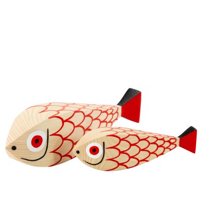Wooden Dolls Mother Fish & Child