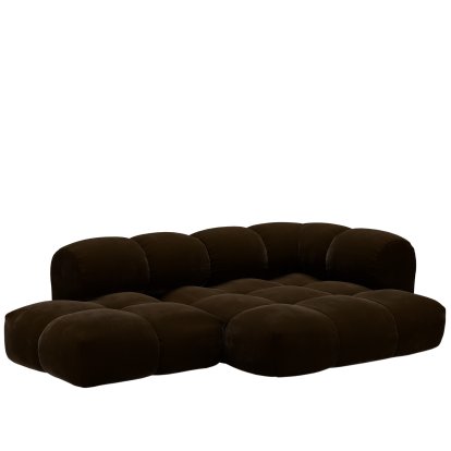 Sander Sofa Design 6, Armlehne rechts, Halo - Kastanie 961