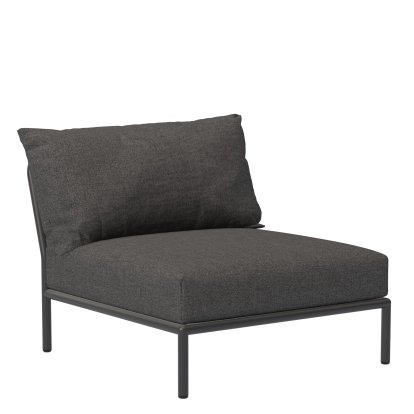 Level 2 Lounge Sessel, Dark grey, Dark grey basic