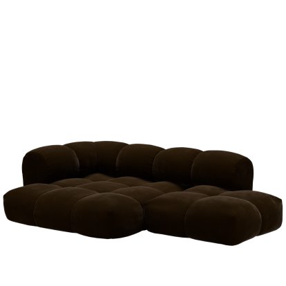 Sander Sofa Design 6, Armlehne links, Halo - Kastanie 961