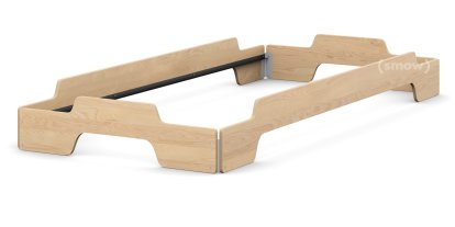 Rolf Heide Stapelliege, 90 x 200, Birke lackiert, Ohne Lattenrost