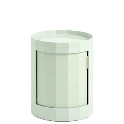 Facet Container, H 49 x Ø 38 cm, Soft mint
