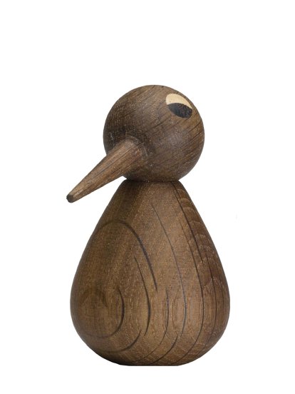 Bird Holzfigur, Groß, Eiche geräuchert