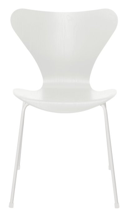 Serie 7 Stuhl 3107, Gefärbte Esche, White, White