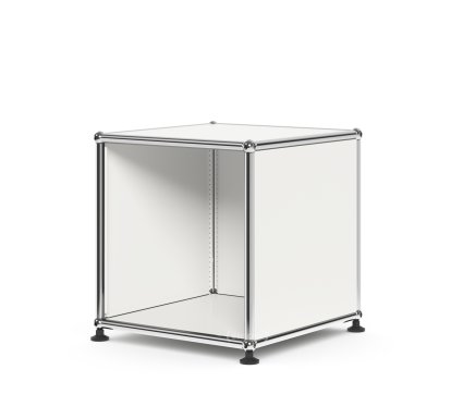 USM Haller Wartezimmer-Beistelltisch, H 35 x B 35 x T 35 cm, Reinweiß RAL 9010
