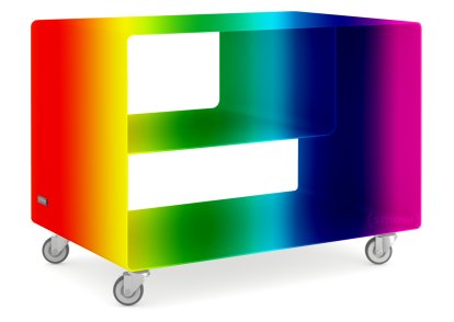 Rollwagen R 106, Einfarbig, Wunschfarbe (RAL Classic), Industrierollen