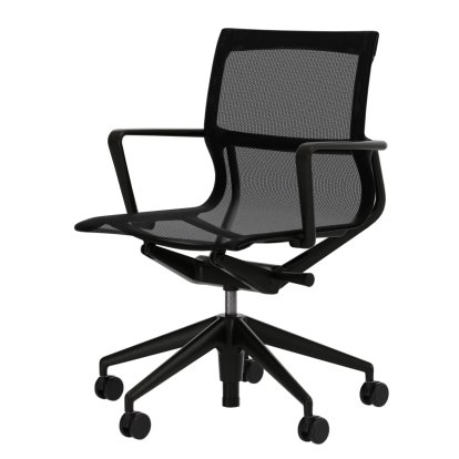 Physix, TrioKnit black pearl, Kunststoff, deep black, Hart für Teppichboden