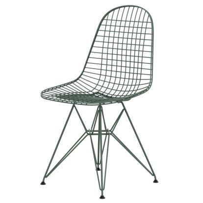 Wire Chair DKR , Pulverbeschichtet eames sea foam green, Ohne Polsterung, Ohne Bezug