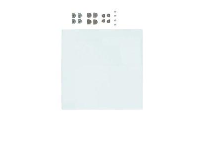 USM Haller Glas-Zwischentablar (ESG) für USM Haller Regale, 35 cm x 35 cm