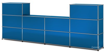 USM Haller Theke Typ 3, Enzianblau RAL 5010, 35 cm