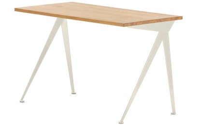 Compas Direction Schreibtisch, Eiche natur massiv, geölt, Ecru