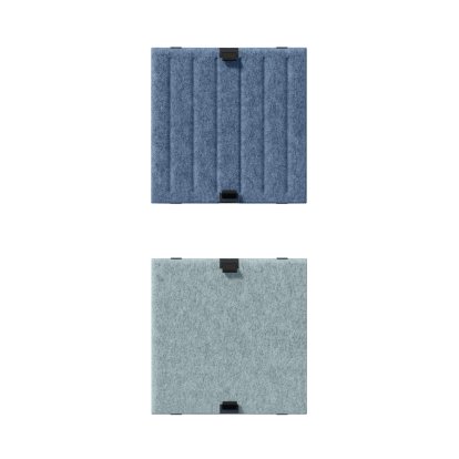 USM Soft Panel Duo für USM Haller Regale, 35 cm x 35 cm, Blau / Hellblau