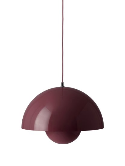Flowerpot VP7 Pendelleuchte, Dark plum