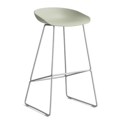 About A Stool AAS 38 Barhocker, Barvariante: Sitzhöhe 74 cm, Edelstahl, Pastel green 2.0